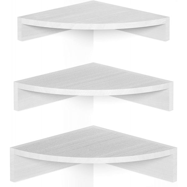 3-Piece Corner Wall Mounted Floating Shelves