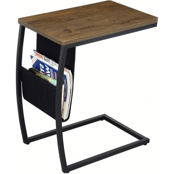 Vintage C Shaped Side Table End Table